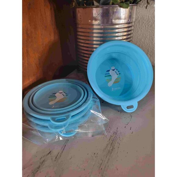 NWT Qty3 Collapsible Pet Bowls: portable travel water dog bowl/dish - Picture 3 of 4